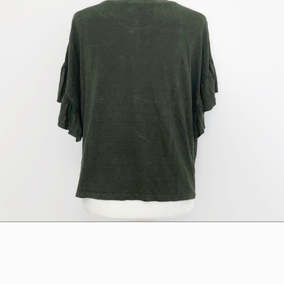 Velvet by Graham & Spensor Dorianna Ruffle Sleeve Tee - Picture 6 of 8